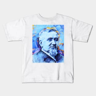 George Pullman Portrait | George Pullman Artwork | George Pullman Painting 14 Kids T-Shirt